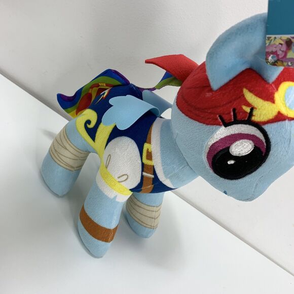 My Little Pony Movie Rainbow Dash Pirate Pony Soft Plush 10" Exclusive Stuffed - Picture 4 of 6